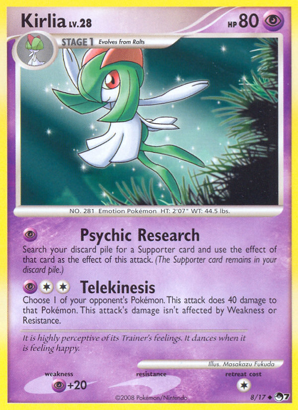 POP Series 7 Non - Holo Kirlia #8
